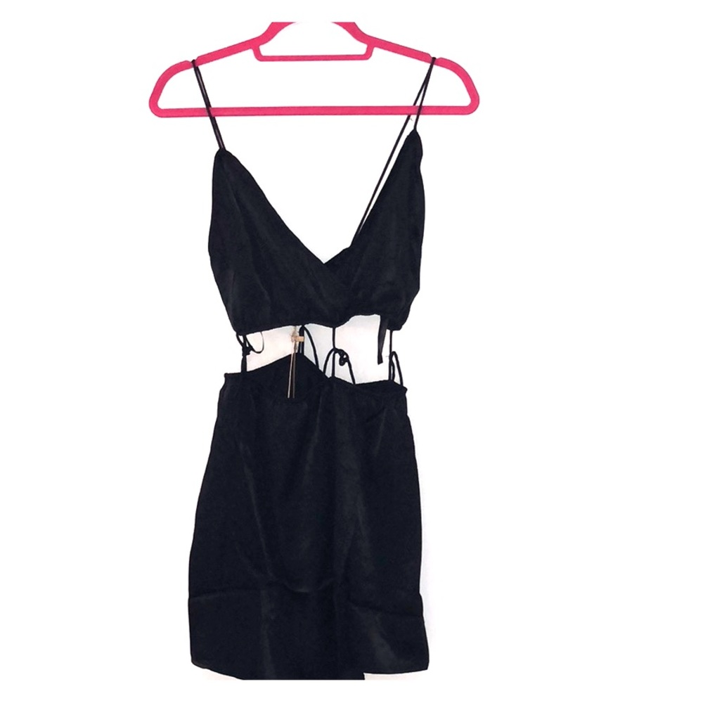 Black Cut-out Dress!